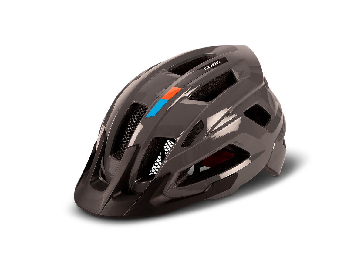 Helm STEEP X Actionteam glossy grey´n´orange S