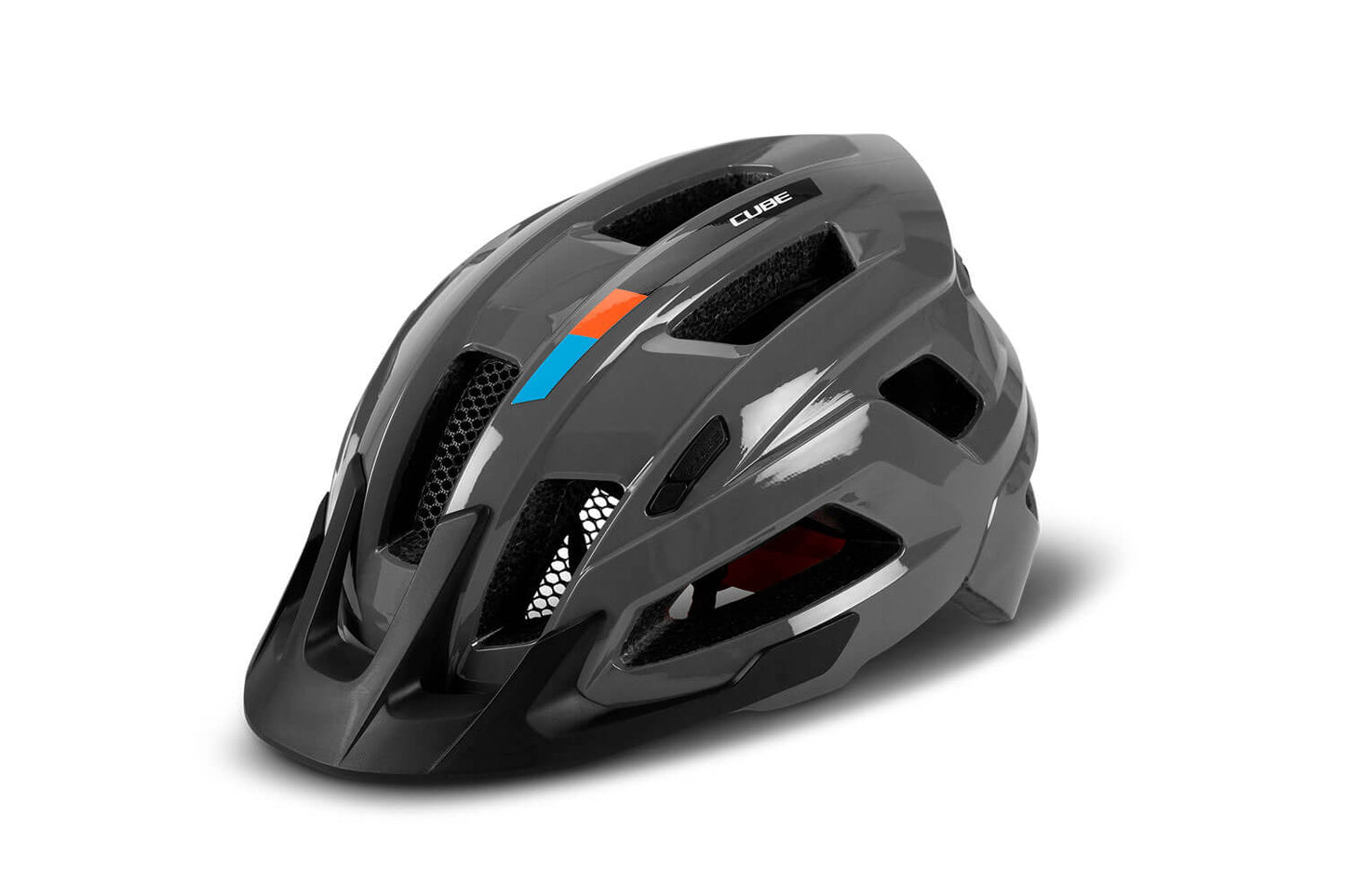 Helm STEEP X Actionteam glossy grey´n´orange M