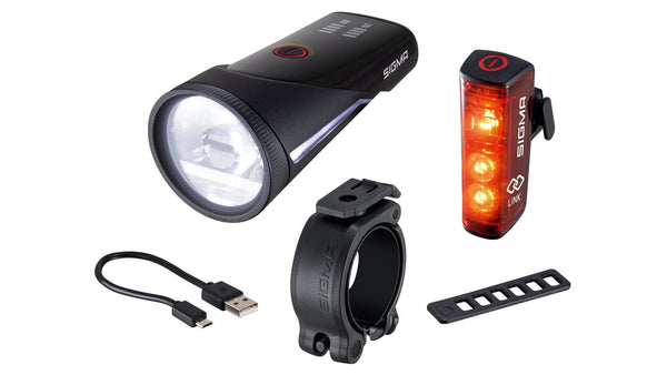 AKKU-LEUCHTENSET SIGMA AURA 100 USB + BLAZE LINK